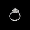 Roestvrijstalen ring met cabochonsetting